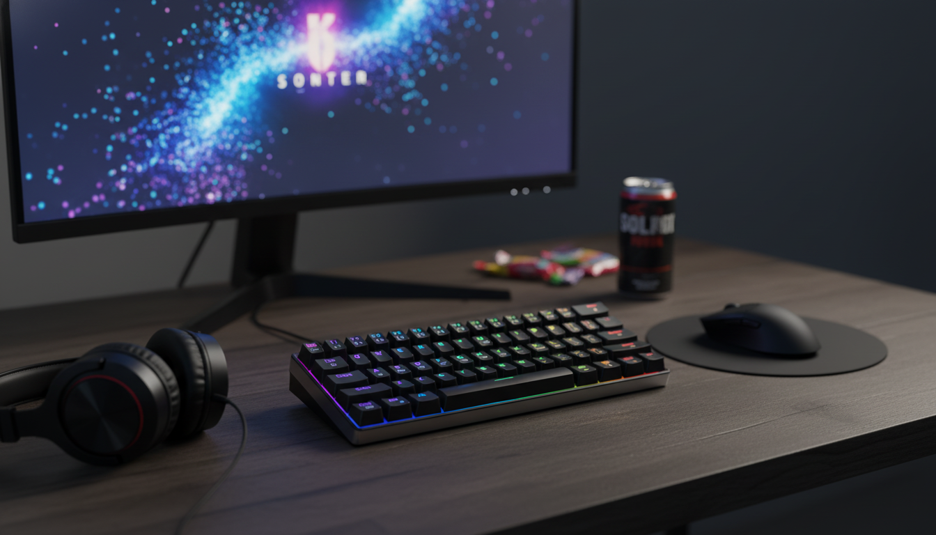60% RGB Hot‑Swappable Keyboard for Fast Gaming