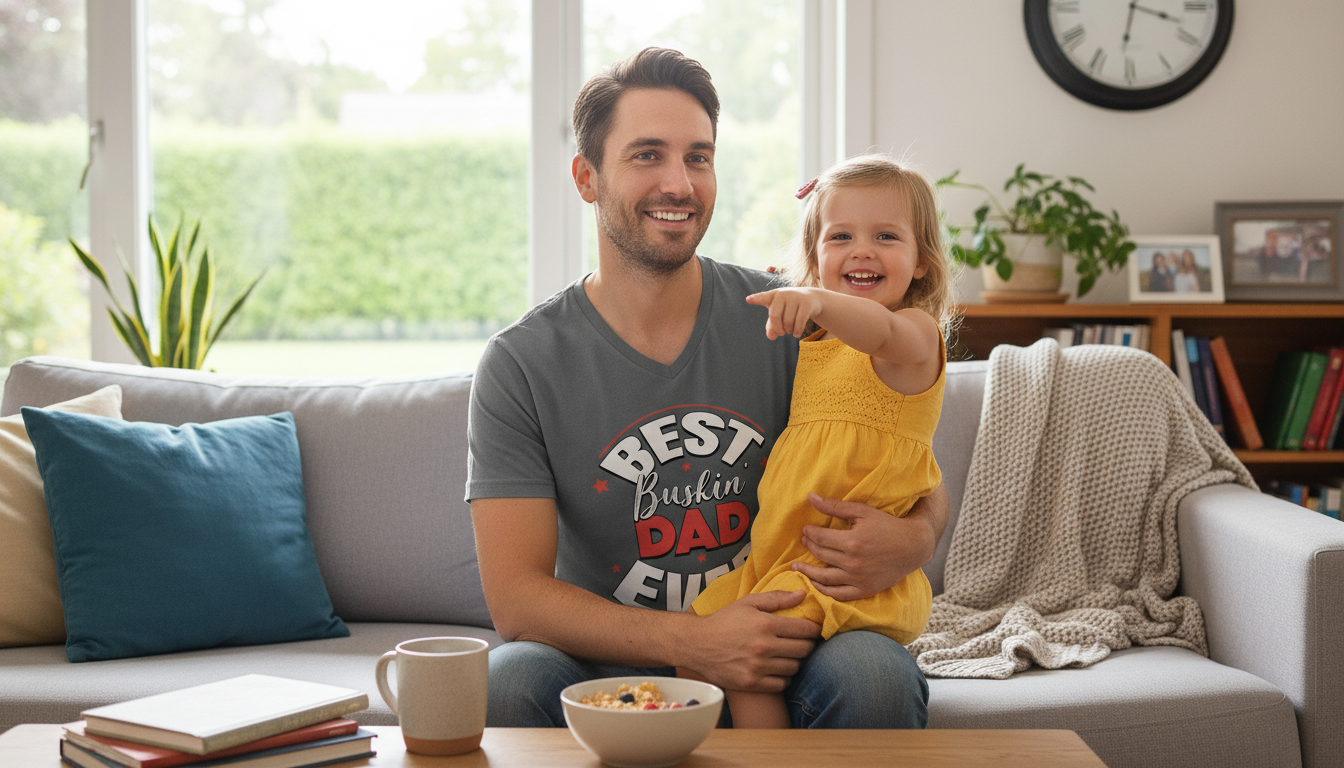 Best Dad Ever V-Neck Tee: Giftable, Comfy, Easy Style