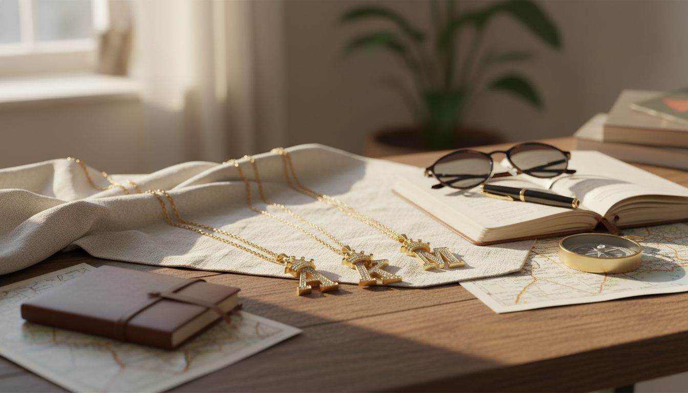Crown Initial Zircon Necklace: Unisex Style & Fit Guide