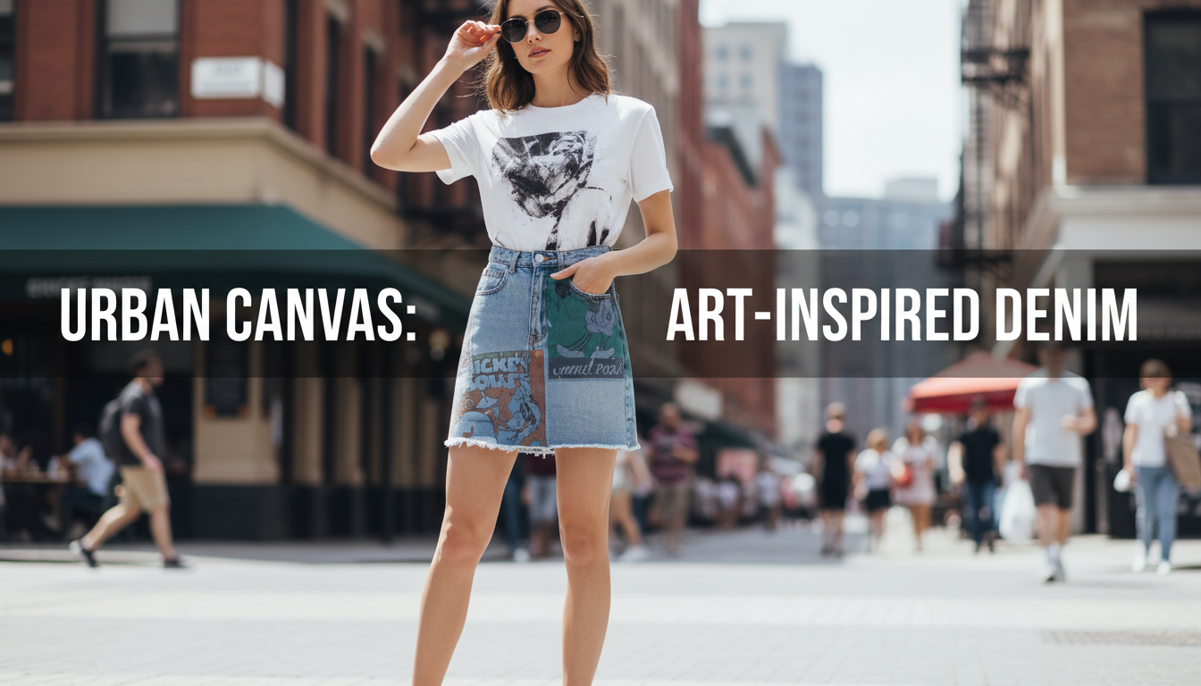 Desigual Blue Printed Cotton Skirt: Pockets & Style