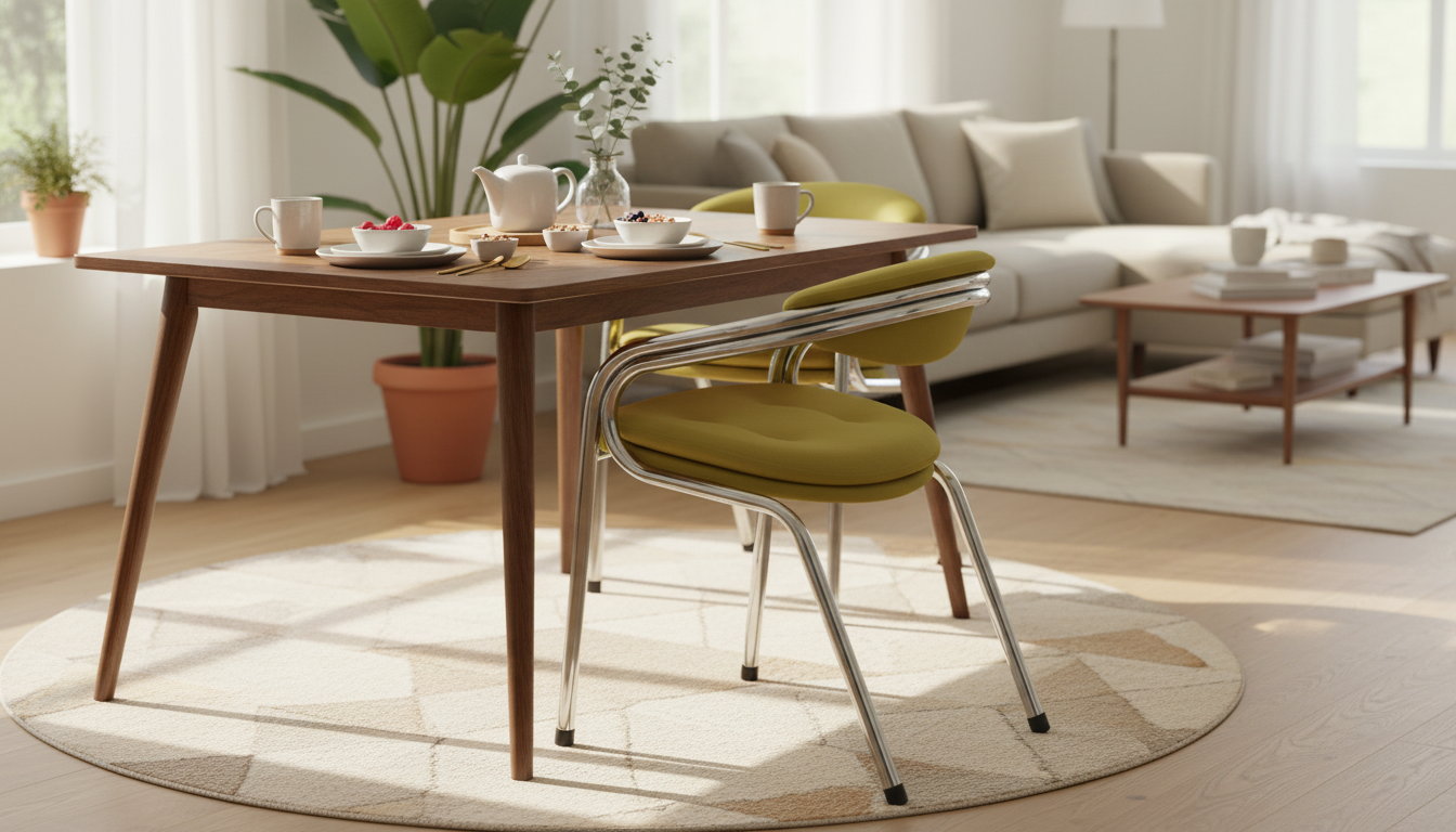 Retro Metal Dining Chairs: Sizing, Style & Care Tips