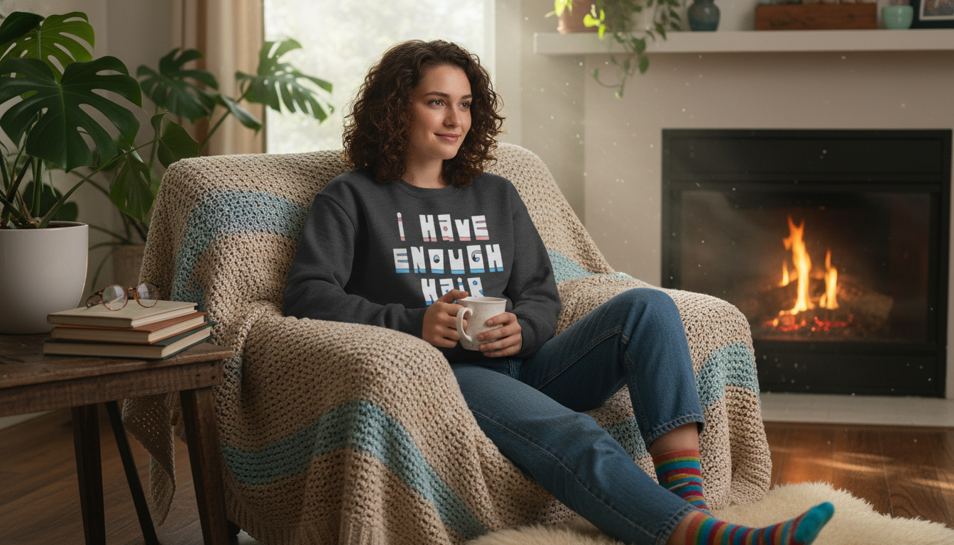 Saying Crewneck Sweatshirt: Fit, Style & Care Guide