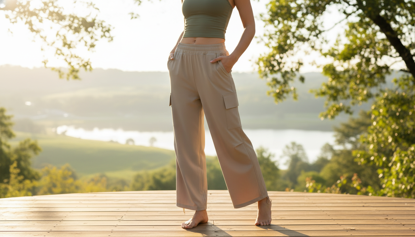 High-Waisted Wide-Leg Yoga Pants With Pockets Guide