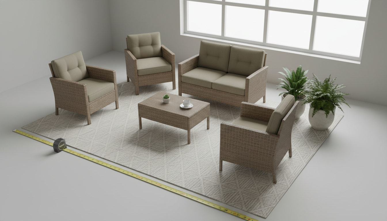 Best Patio Size for a 4-Piece Furniture Set (8x8 to 10x10)