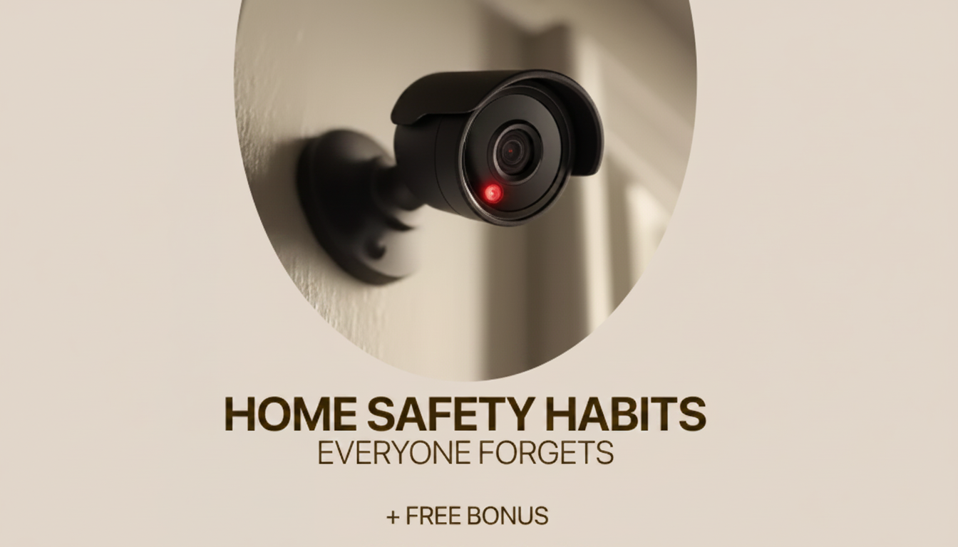 Home Safety Habits People Forget: Quick Daily Checks